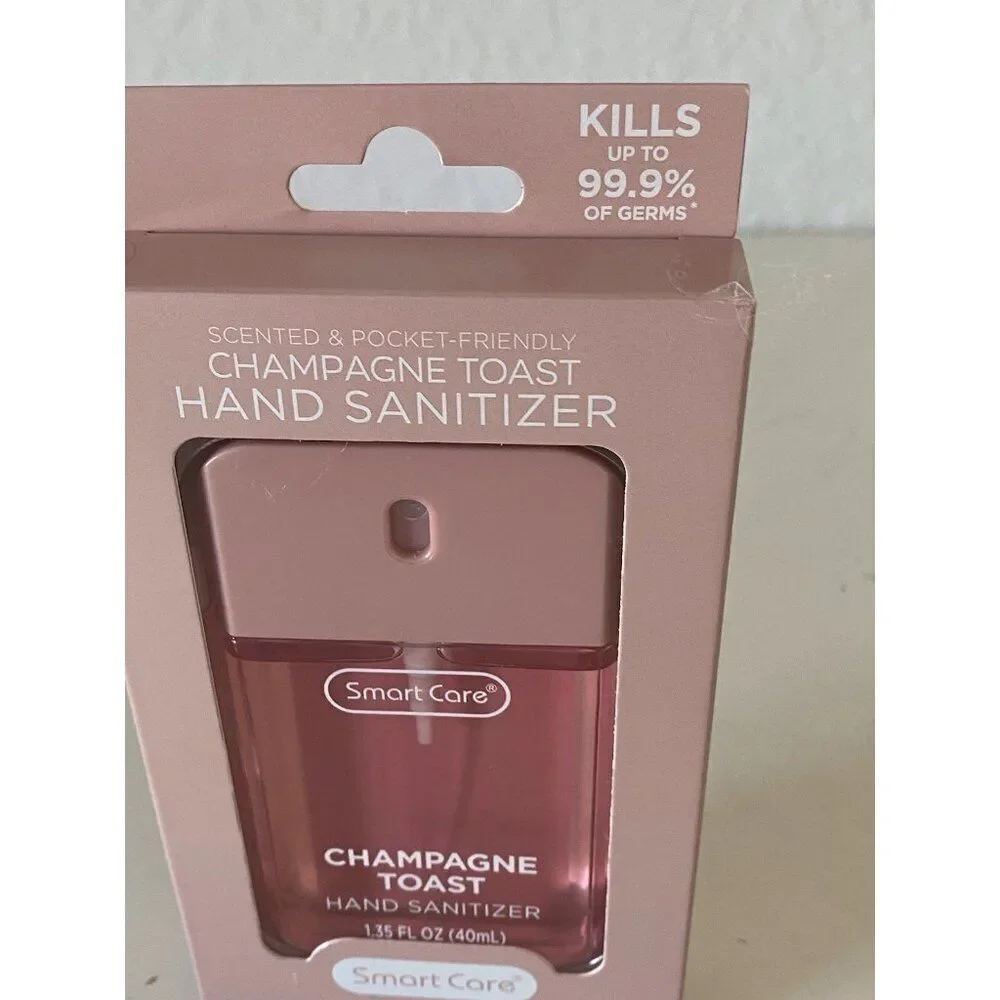 Smart Care Scented Hand Sanitizer Spray 1.35 Fl Oz Champagne Toast Hydrating NEW